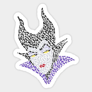 Maleficent Sticker